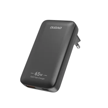 Ультратонкое сетевое зарядное устройство Dudao A65Q 65W GaN USB-A / USB-C,...