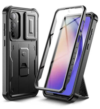 Чехол Tech-Protect для Samsung Galaxy A55 5G Kevlar Cam+, черный