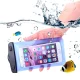 PVC ūdensnecaurlaidīgs aproces telefona futrālis - rozā krāsā | waterproof armband phone case pink