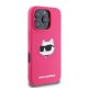 Karl Lagerfeld silikona vāciņš ar Choupette galvas apdruku MagSafe iPhone 16 Pro Max - Fuksija | Phone Case Cover