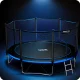 Neo-Sport NS-14Z221 Garden Trampoline with Outer Net and Ladder, 435 cm (14 ft)