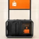 Ceļojumu datora mugursoma Wozinsky WPW-20L 40x20x25cm Melna