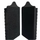 Магнитный скребок для чистки стекол аквариума, 11x5.5x20 см, Черный