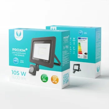 Светодиодный прожектор с датчиком движения Forever Light Proxim II 20W 6000K...