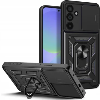 Tech-Protect CamShield Pro maciņš Samsung Galaxy A36 5G - Melns | Phone Case Cover Black