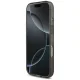 Чехол Guess IML Flowers Pearl Strap MagSafe для iPhone 18 Pro и 17 Pro, чёрный