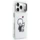 Karl Lagerfeld Karl & Choupette Back MagSafe Case for iPhone 17 Pro Max, Clear