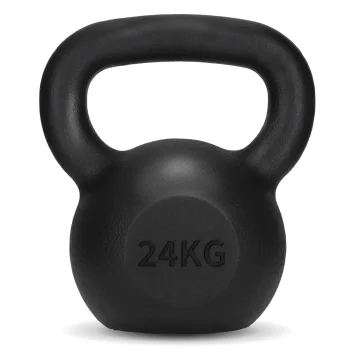 4FIZJO Cast Iron Kettlebell 24 kg, Black