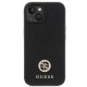 Guess iPhone 15 Plus vāciņš 4G Strass Metal Logo, melns
