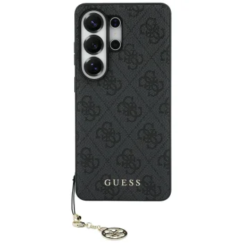 Guess 4G Classic Logo Charm MagSafe Case for Samsung Galaxy S26 Ultra, Black