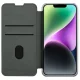 Чехол-книжка Nillkin Qin Cloth Pro Case для iPhone 14 Plus со шторкой камеры, серый