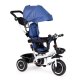 ECOTOYS 3-in-1 Kids Tricycle with 360° Rotating Seat, Blue