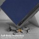 Samsung Galaxy Tab S9 Ultra (SM-X910, SM-X916B) Tri-fold Stand Design Leather Case Cover, Blue | Vāks Apvalks...