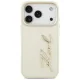 Чехол для iPhone 17 Pro Karl Lagerfeld Karl Script Logo — бежевый
