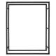 Металлическая дровница для камина 100 x 80 x 25 см, черная
