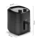 Аэрофритюрница Huslog 1400W, 3.5L