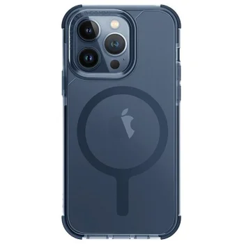 Uniq Combat Magclick Charging Case for iPhone 15 Pro, Blue
