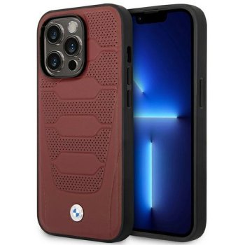 BMW Case for iPhone 14 Pro Max 6.7" BMHMP14X22RPSR Burgundy
