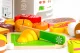 Ecotoys koka griežamo produktu komplekts bērniem, 23 daļas