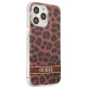Чехол Guess Leopard для iPhone 13 / 13 Pro красный