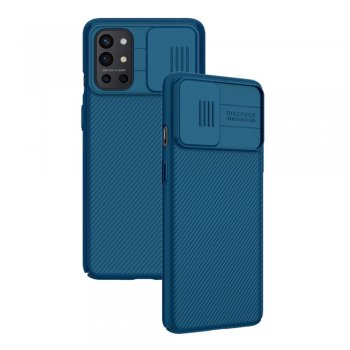 OnePlus 9R Nillkin CamShield Pro Case Cover with Camera Protection Shield, Blue | Telefona Vāciņš Maciņš Apvalks...