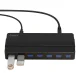 Orico 7-Port USB 3.0 Hub with Power Adapter, Black