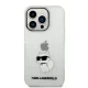 Чехол Karl Lagerfeld Ikonik Choupette для iPhone 14 Pro - прозрачный