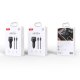 Bluetooth FM Transmitter Car Charger XO BCC17 30W with Cable, black