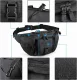 Universāla taktiskā jostas soma 86 - 112 cm, melns | Universal Tactical Belt Waist Kidney Banana Bag