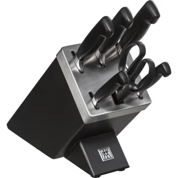 Набор ножей с блоком Zwilling Vier Sterne 7 предм., серый