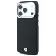 Чехол BMW Sign Inclined Deboss Letters MagSafe для iPhone 17 Pro / 18 Pro, черный