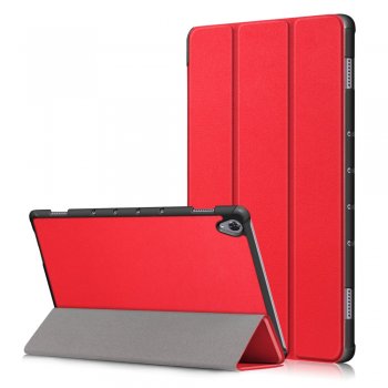 Huawei MediaPad M6 10.8'' Tri-fold Stand Cover Case, Red | Vāks Apvalks Pārvalks Grāmatiņa Planšetdatoram