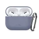 Austiņu maciņš Tech-Protect Silicone Hook priekš AirPods Pro ar karabīni, zils