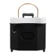 Head Spa frizieru izlietne Gabbiano 050, melna