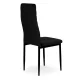 Комплект обеденных стульев Mebelki24 Velvet, 4 шт., черный