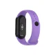 Силиконовый ремешок Telcon для Xiaomi Mi Band 8 / M8, фиолетовый