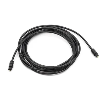 Оптический аудиокабель Toslink-Toslink, 3м, черный