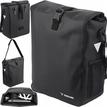 Trizand 21203 Bicycle Rear Rack Bag 15-20L
