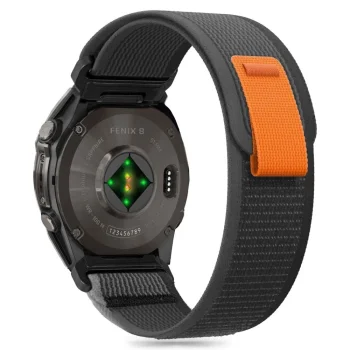 TECH-PROTECT NYLON GARMIN FENIX 5X / PLUS 6X PRO 7X 8 (51 ММ) ЧЕРНЫЙ/ОРАНЖЕВЫЙ