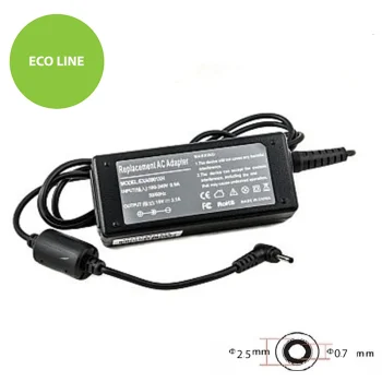Блок питания Extra Digital для ноутбука ASUS 40W (19V, 2.1A, 2.5x0.7mm)