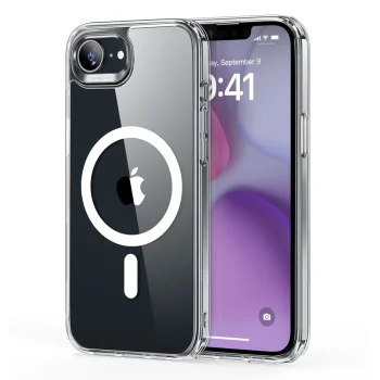 ESR Classic Hybrid MagSafe vāciņš priekš iPhone 16e / 17e, caurspīdīgs