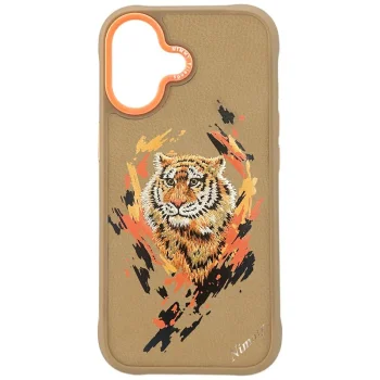 Nimmy Tiger MagSafe vāciņš Apple iPhone 17 gaiši brūns