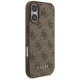 Чехол Guess 4G Classic для iPhone 17, коричневый