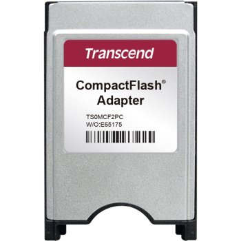 Transcend TS0MCF2PC CompactFlash uz PCMCIA adapteris, pelēks