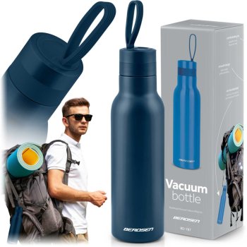 Vakuuma pudele, termoss 500 ml Berdsen BD-787, Tumši zils | Vacuum Bottle Thermos