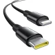 Baseus Circular 60W USB-A + USB-C automašīnas lādētājs ar iebūvētu Lightning + USB-C kabeli 1.4m - Melns | Phone...