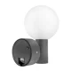 Фасадный LED светильник Maclean MCE515 GR с датчиком движения, 15W, IP65, серый
