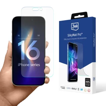 Матовая защитная пленка 3mk Silky Matt Pro для iPhone 16 Pro Max