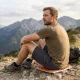 Складная туристическая сидушка Mountain Goat 40x30x2 см, оранжевая