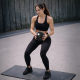 Vingrošanas bumba Wozinsky WPDP-C22 25cm Melna